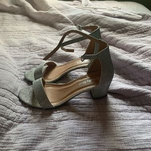 Ankle Strap single band chunky block heel sandals